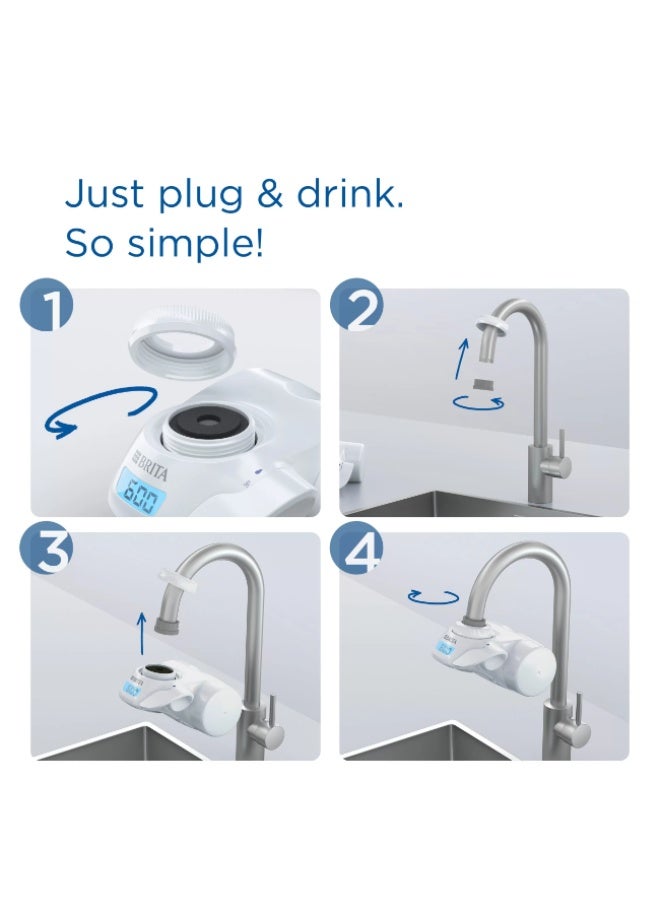 BRITA On Tap Pro V-MF Water Filter System Reduces 99.99% Bacteria 600 Litres Capacity - Image 2